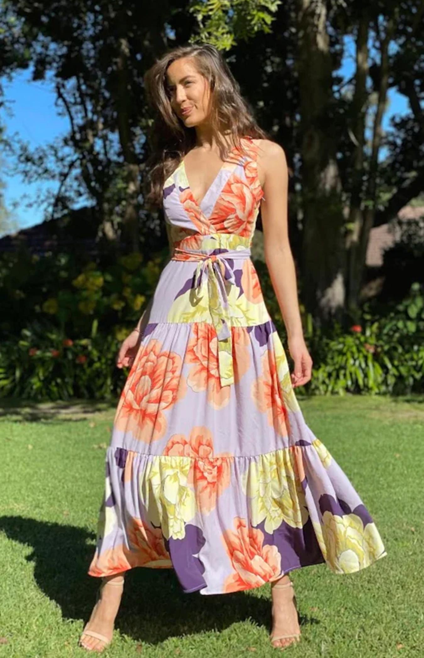 leila maxi dress Leila Tiered Maxi Dress – iC Collections